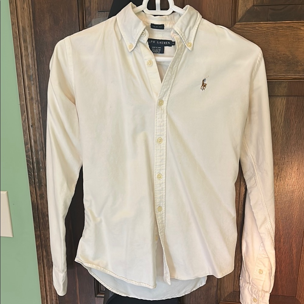 EUC Ralph Lauren Button Down Size 0